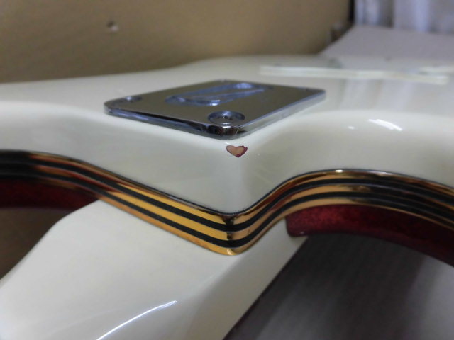 エレキギター Italia Guitars Monza イタリア ギターズ モンザ 赤ラメ