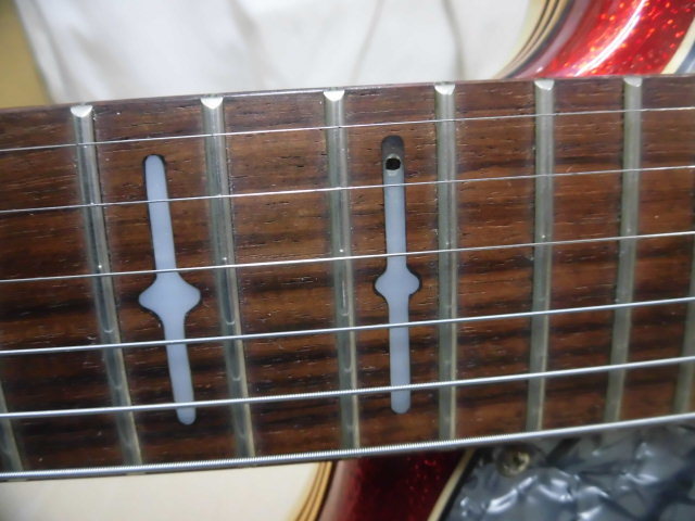 エレキギター Italia Guitars Monza イタリア ギターズ モンザ 赤ラメ
