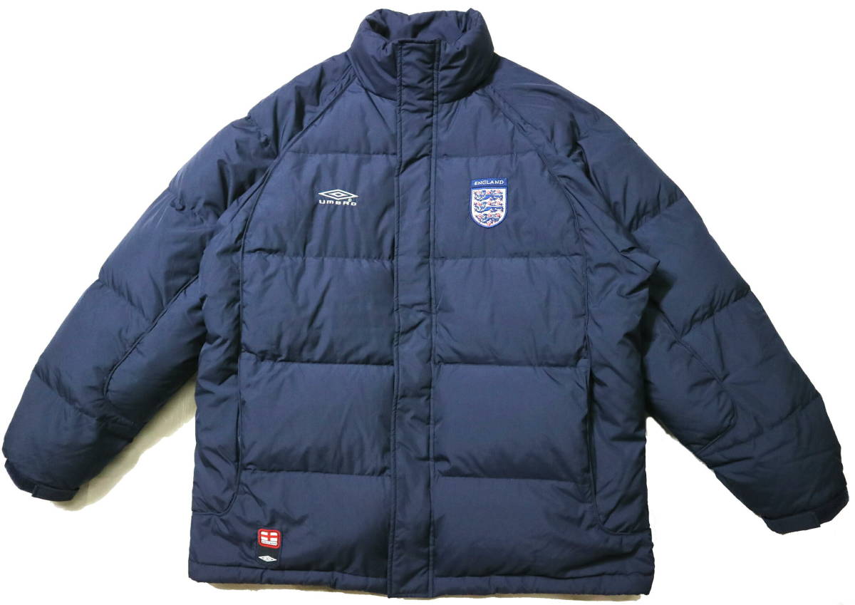 【SALE，大人気】 概ね /暖か UMBRO アンブロ サッカー イングランド代表モデル ダウンコート XLサイズ 身長180-182センチ位(XLサイズ以上)｜売買されたオークション情報、yahooの商品情報をアーカイブ公開 - オー XLサイズ以上