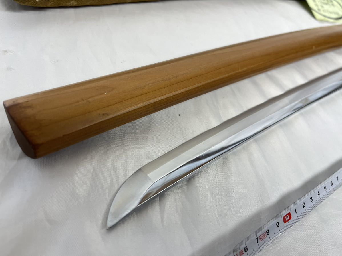 模造刀 かたな 長尺 刀 日本製 けん 極美品 白鞘 樋
