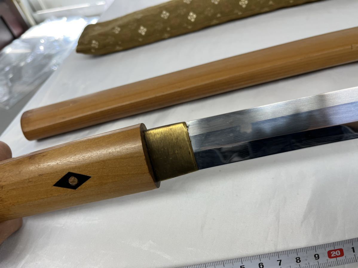 模造刀 かたな 長尺 刀 日本製 けん 極美品 白鞘 樋