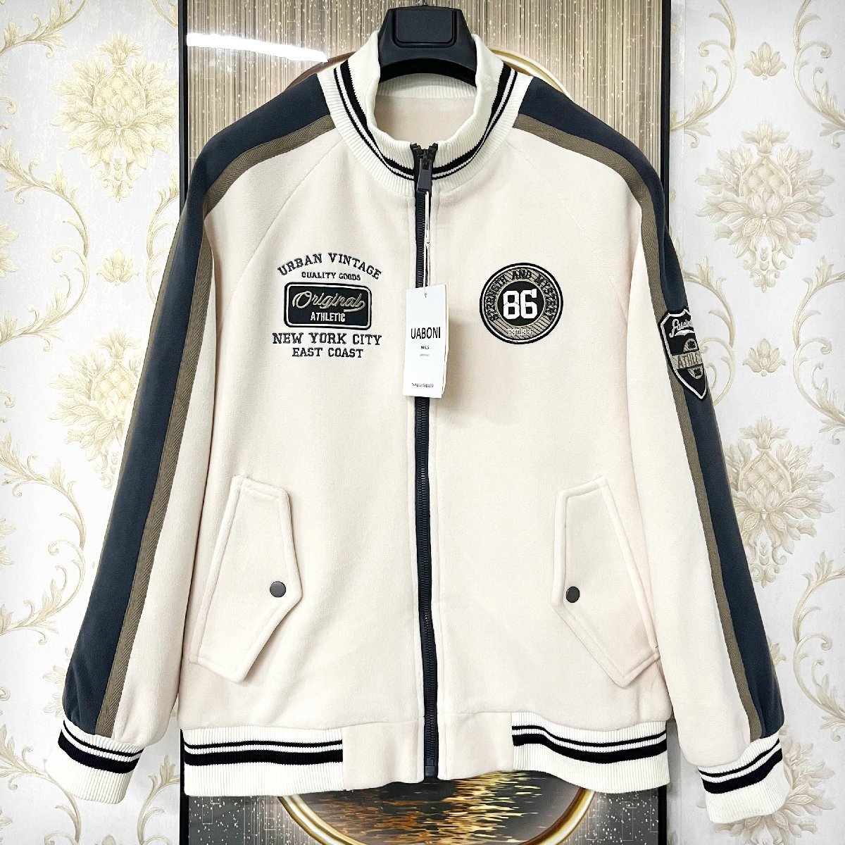 超人気EU製＆定価8万◇UABONI*Paris*スタジャン*ユアボニ*パリ発◇上質 