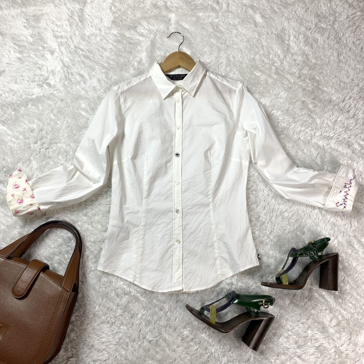 BLACK LABEL Paul Smith ブラックレーベルポールスミス 長袖シャツ 白 
