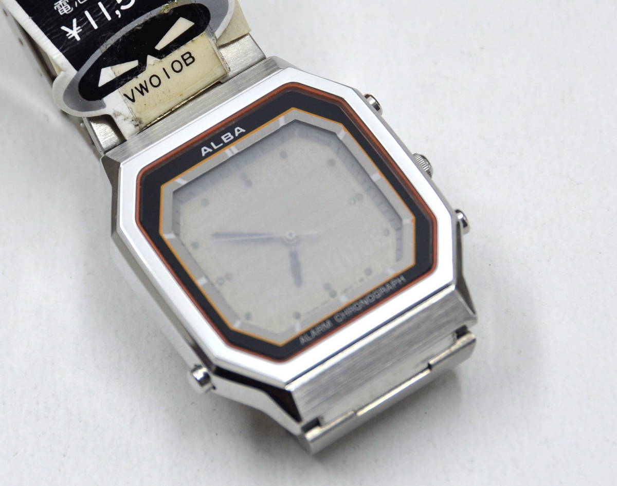 SEIKO セイコー 二重面相 ワールドタイム ALBA デッドストック 