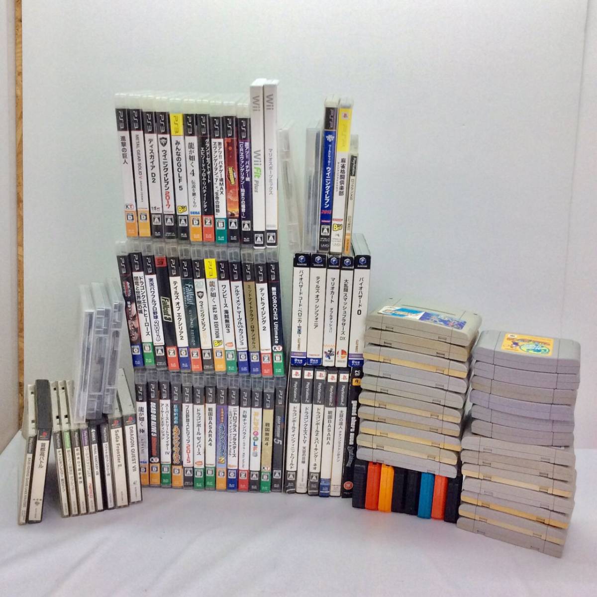 No.7730☆1円～レトロソフト大量まとめ PS3,SFC,PS2等 みんゴル5