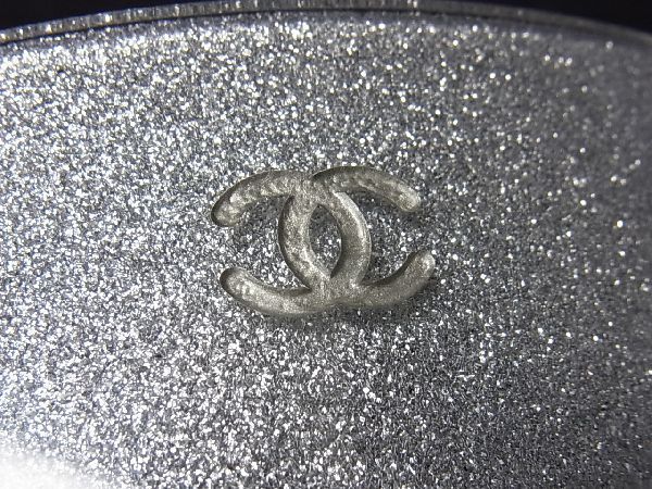 1円 CHANEL シャネル ココマーク ラメ メタリック グリッター バレッタ