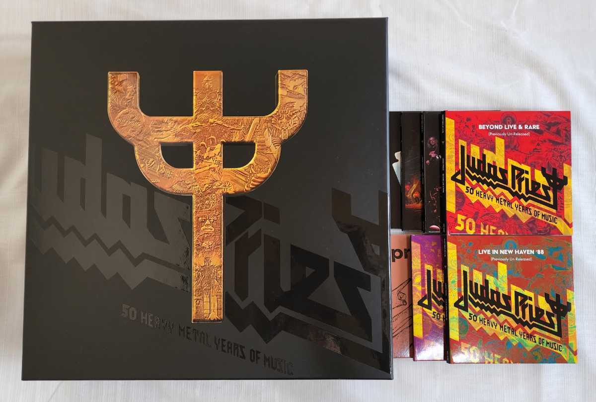  JUDAS PRIEST / 50 HEAVY METAL YEARS OF MUSIC 全世界3000セット限定 CD42枚組ボックスセット(一般)｜売買されたオークション情報、yahooの商品情報をアーカイブ公開 - オークファン 一般