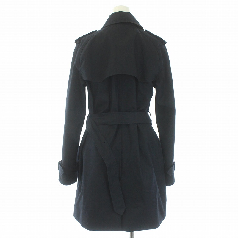 コーチ COACH TRENCH COAT トレンチコート スプリングコート 春アウター ミドル丈 ロング ベルト S 紺 ネイビー F86052 /TK レディース COACH トレンチコート コーチ COACHのトレンチコート ミッドトレンチコート 衣料