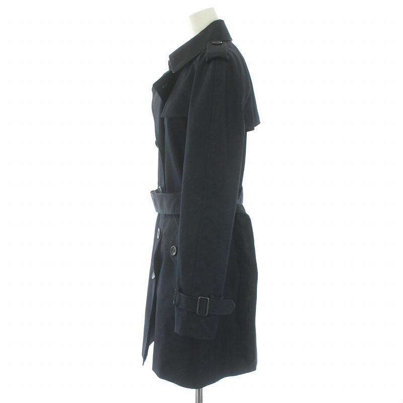 コーチ COACH TRENCH COAT トレンチコート スプリングコート 春アウター ミドル丈 ロング ベルト S 紺 ネイビー F86052 /TK レディース COACH トレンチコート コーチ COACHのトレンチコート ミッドトレンチコート 衣料