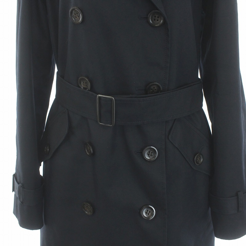 コーチ COACH TRENCH COAT トレンチコート スプリングコート 春アウター ミドル丈 ロング ベルト S 紺 ネイビー F86052 /TK レディース COACH トレンチコート コーチ COACHのトレンチコート ミッドトレンチコート 衣料
