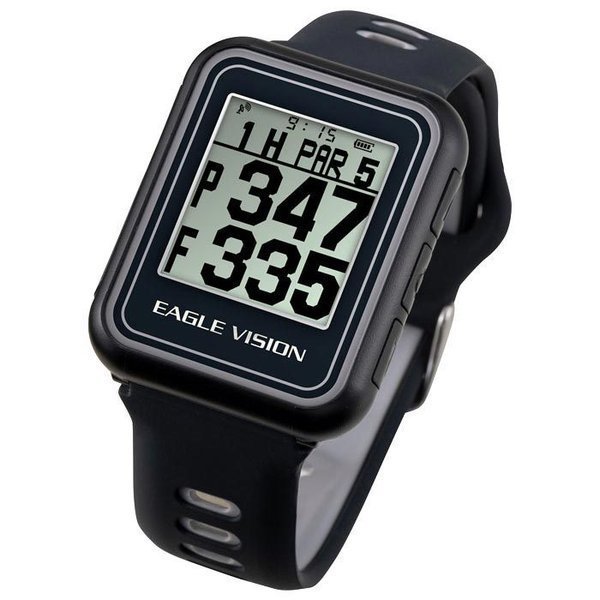 人気セール，定番 イーグルビジョン 腕時計型GPSゴルフナビ watch5 EV-019 ブラック EAGLE VISION 1円スタート(GPSナビ)｜売買されたオークション情報、yahooの商品情報をアーカイブ公開 - オークファン GPSナビ