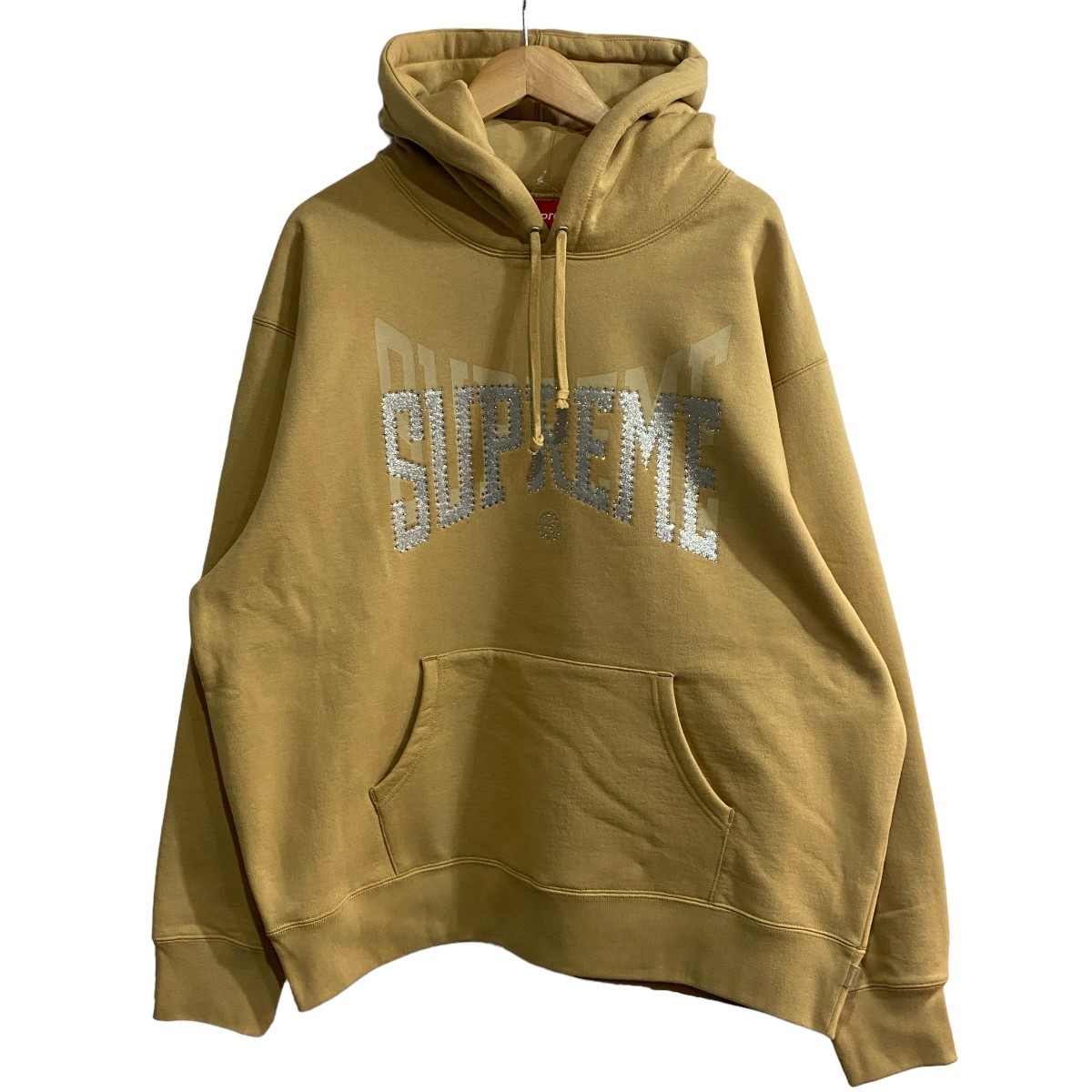 美品】サイズL シュプリーム SUPREME 22AW Rhinestone Shadow Hooded 