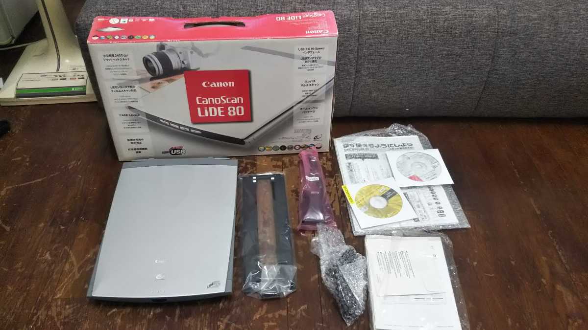 【爆買い，人気】 COQ090 Canon CanoScan LiDE 80 キャノンA4フラットヘッドスキャナー 動作未確認 現状品 JUNK(フラットベッドスキャナ)｜売買されたオークション情報、yahooの商品情報をアーカイブ公開 - オークファン フラットベッドスキャナ