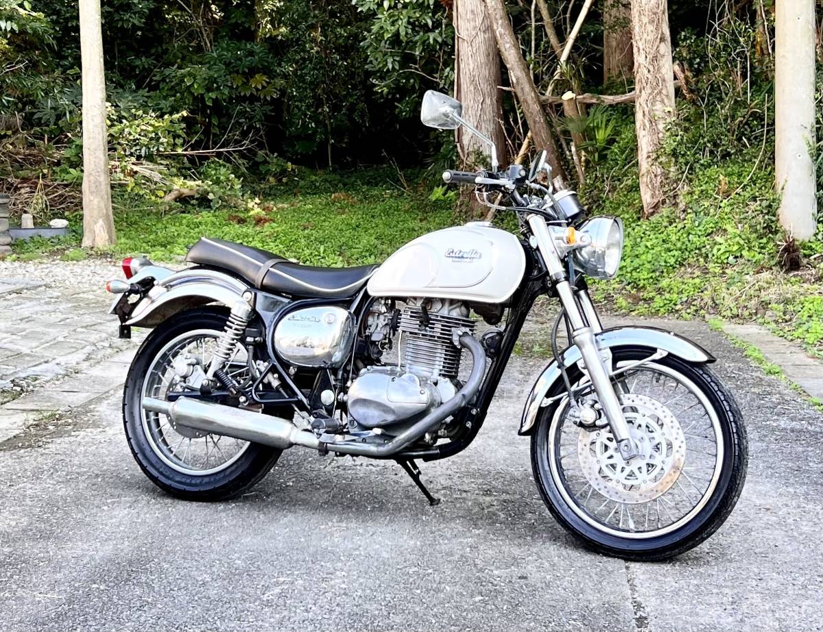 エストレア250マフラー．ステンレス製キャプトンタイプの出品です 
