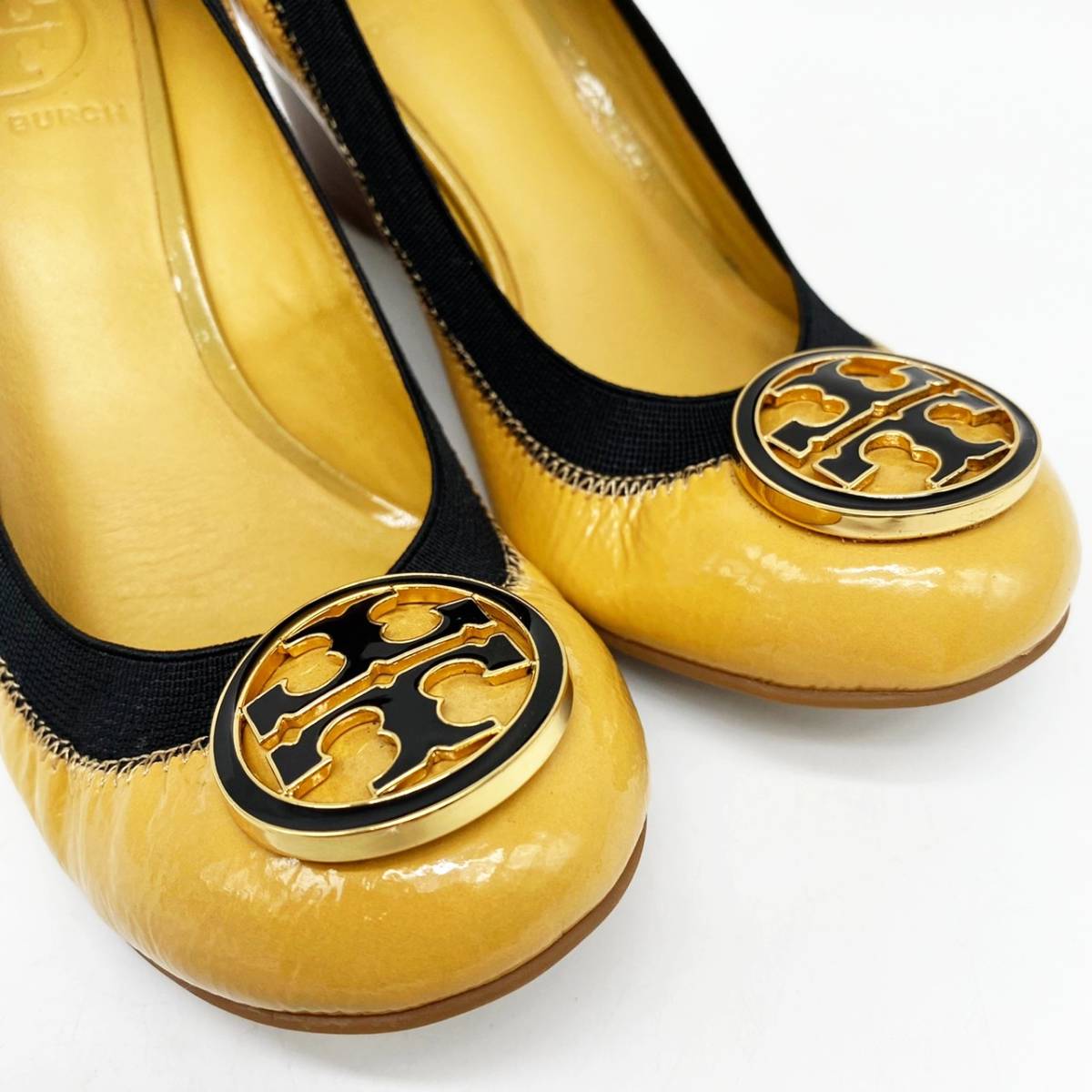 極美品】TORY BURCH トリーバーチ パンプス 5M ベージュ系 ヒール 