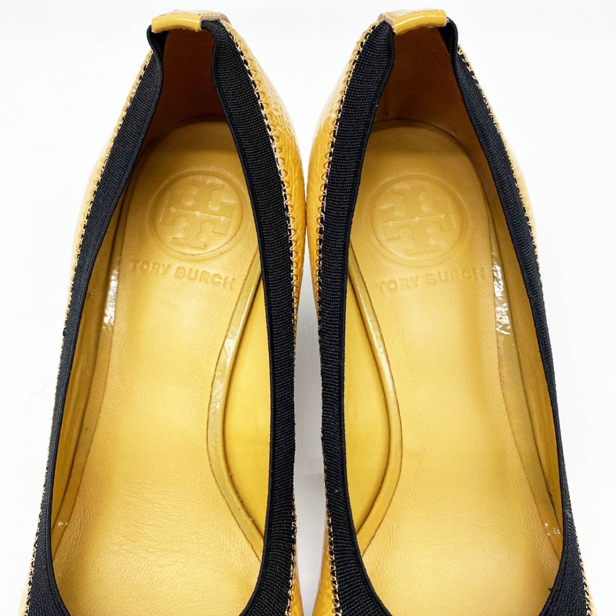 極美品】TORY BURCH トリーバーチ パンプス 5M ベージュ系 ヒール 