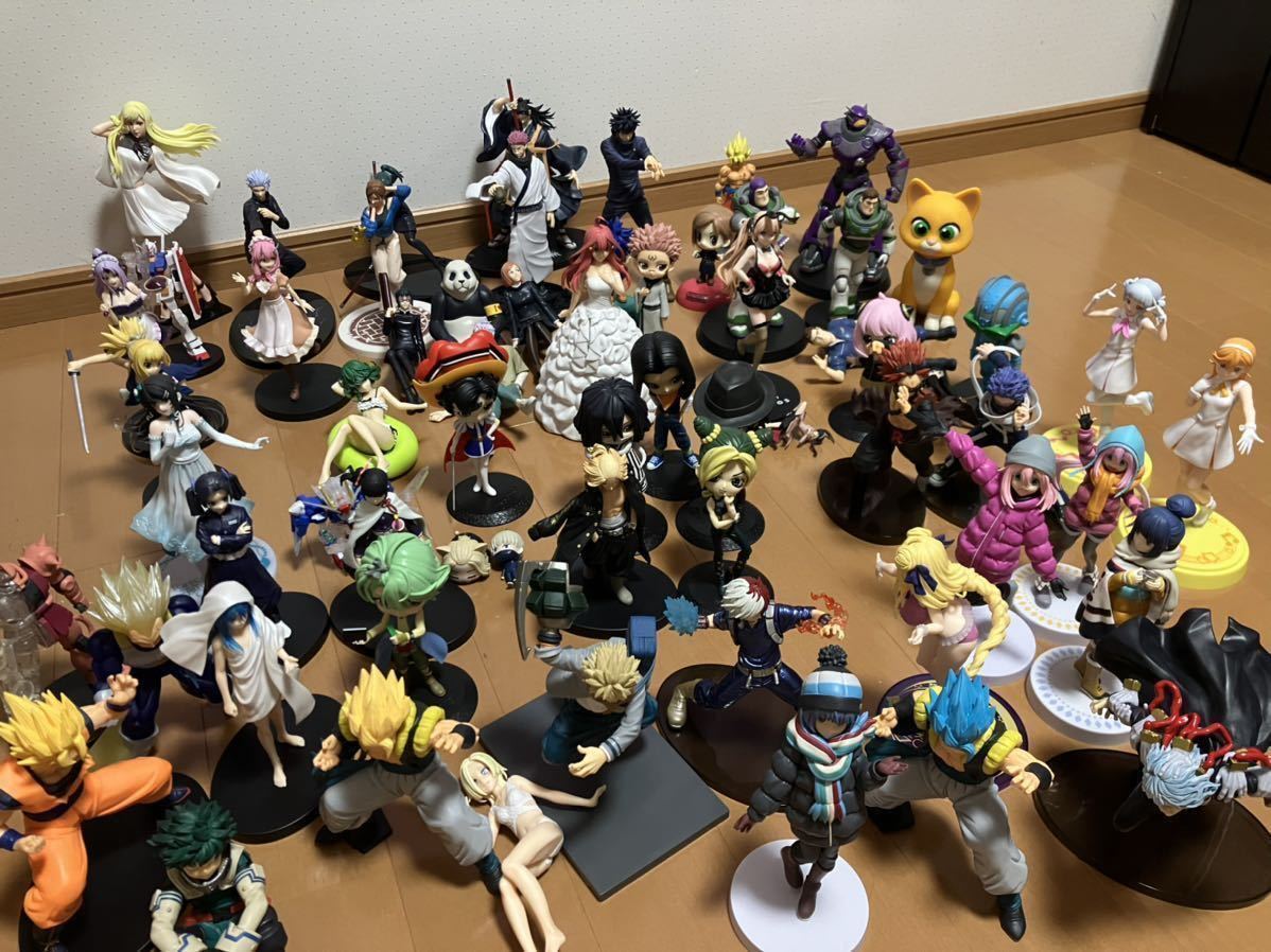 【大特価】美少女 ジャンプ系 フィギュア まとめ売り 18点セット 一円〜 訳あり ジャンク フィギュア 大量 約70体 ジャンプ系 美少女系
