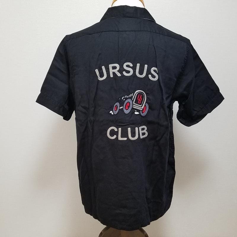 送料無料，2026 アベイシングエイプ URSUS BAPE テンセル100％ 半袖 ボーリングシャツ URSUS CLUB 車 バック刺繍 日本製 609 M 黒 / ブラック(半袖シャツ)｜売買されたオークション情報、yahooの商品情報をアーカイブ 男性用