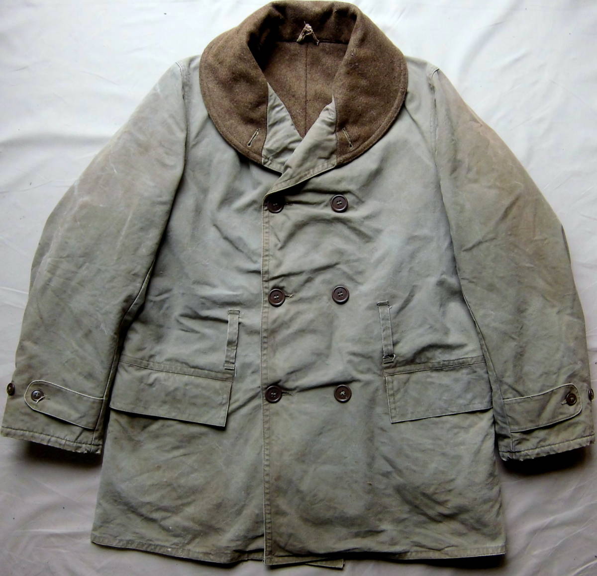 【本物保証，HOT】 40年代WW2米軍初期型M1938マキノーコート(戦闘服)｜売買されたオークション情報、yahooの商品情報をアーカイブ公開 - オークファン 戦闘服