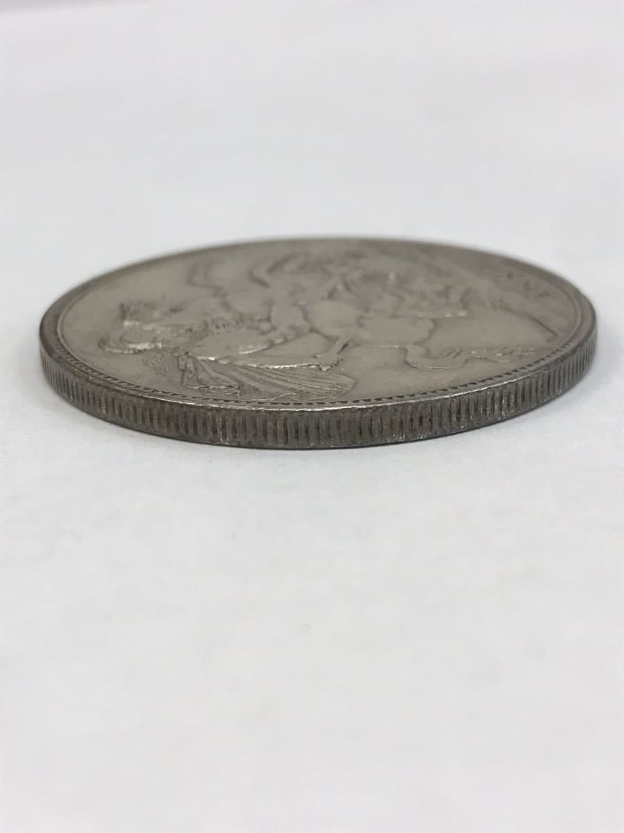 1円スタート 1892年 イギリス クラウン銀貨 ヴィクトリア女王