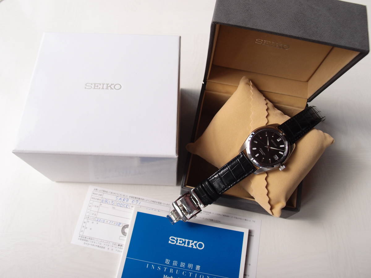seiko SARB071 SEIKO SARB071 6R15 自動巻き ブラック文字盤 セイコー 