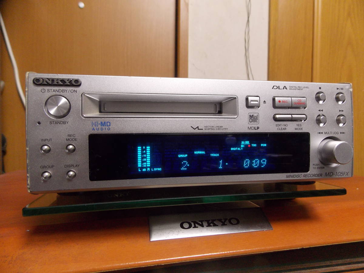 ONKYO MD-105TX 動作・状態良好 ONKYO MD-105TX INTEC 動作・状態良好
