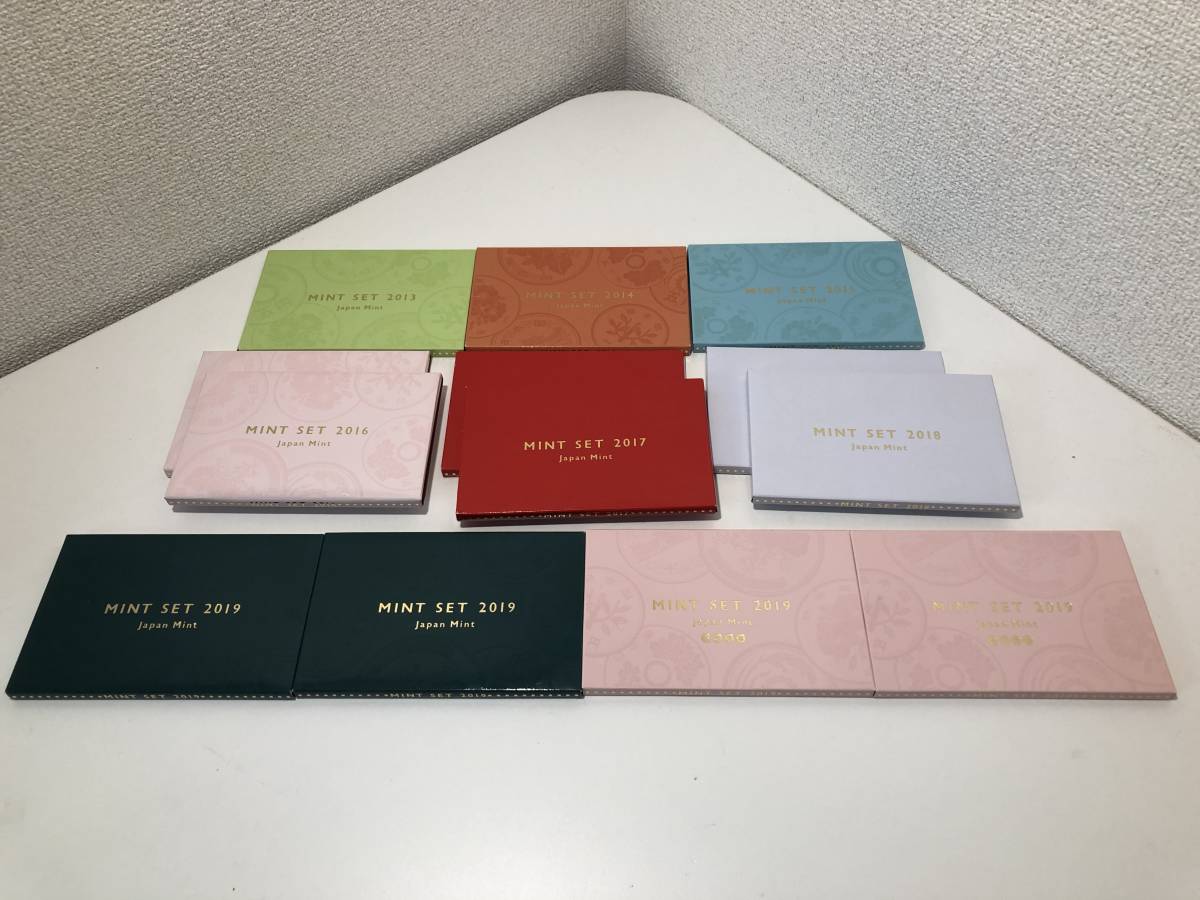 141026S71-1030S■通常 ミントセット■2013 2014 2015 2016 2017 2018 2019 計13点 令和 MINT SET 造幣局 記念硬貨 貨幣セット
