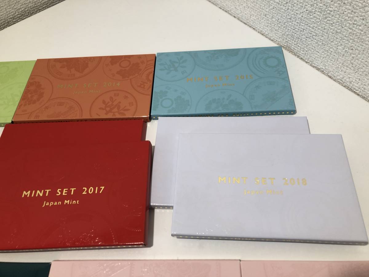 141026S71-1030S■通常 ミントセット■2013 2014 2015 2016 2017 2018 2019 計13点 令和 MINT SET 造幣局 記念硬貨 貨幣セット