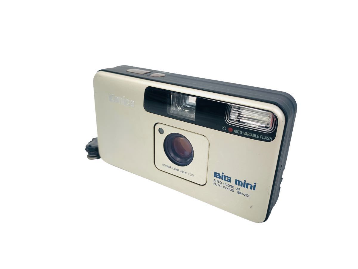 【ケース電池付】Konica Big Mini BM-201 コニカ ビッグミニ ケース電池付Konica Big Mini BM-201 コニカ ビッグミニ ケース