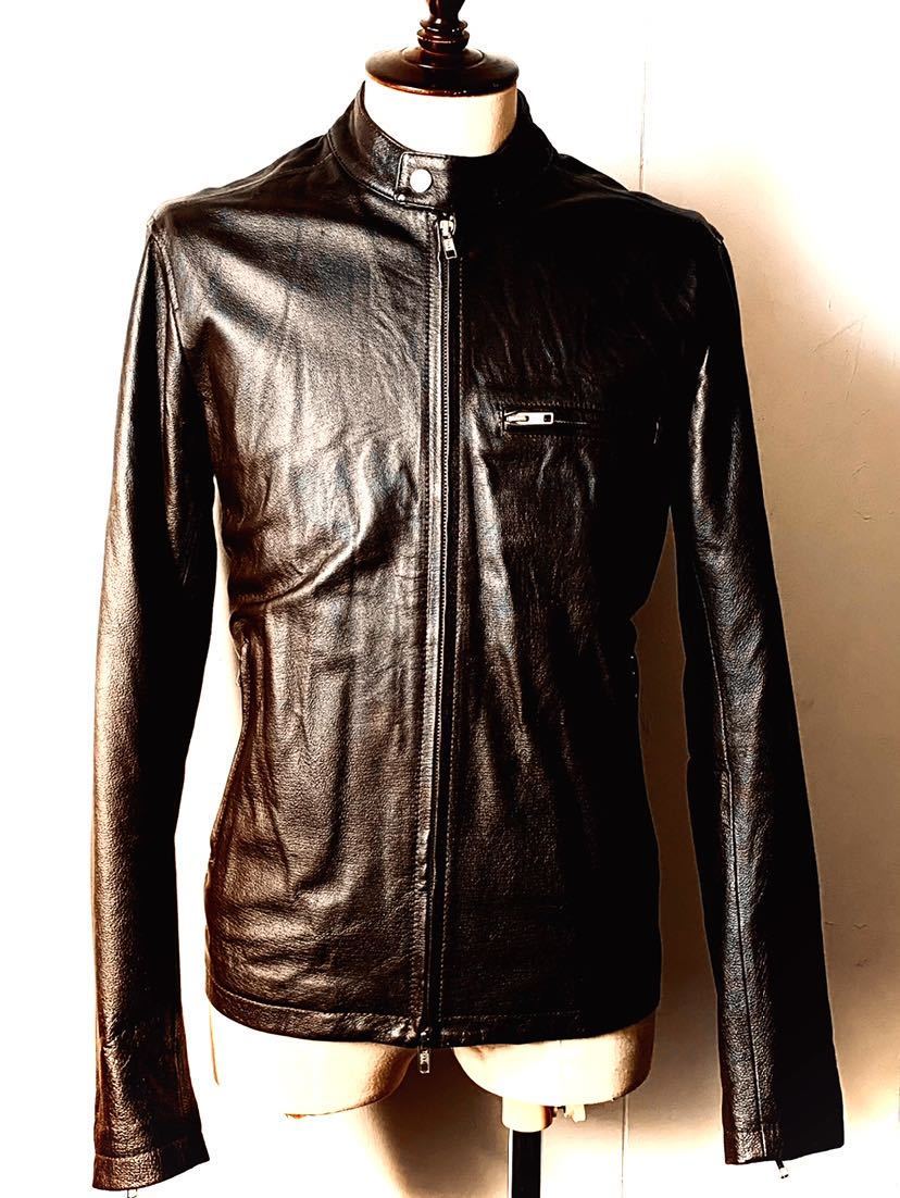 赤字超特価，本物保証 正規品 極 URBAN RESEARCH アーバンリサーチ 山羊革 ゴートスキンラムレザー シングルライダース ジャケット 40 L 美色ブラウン(Lサイズ)｜売買されたオークション情報、yahooの商品情報をアーカ Lサイズ