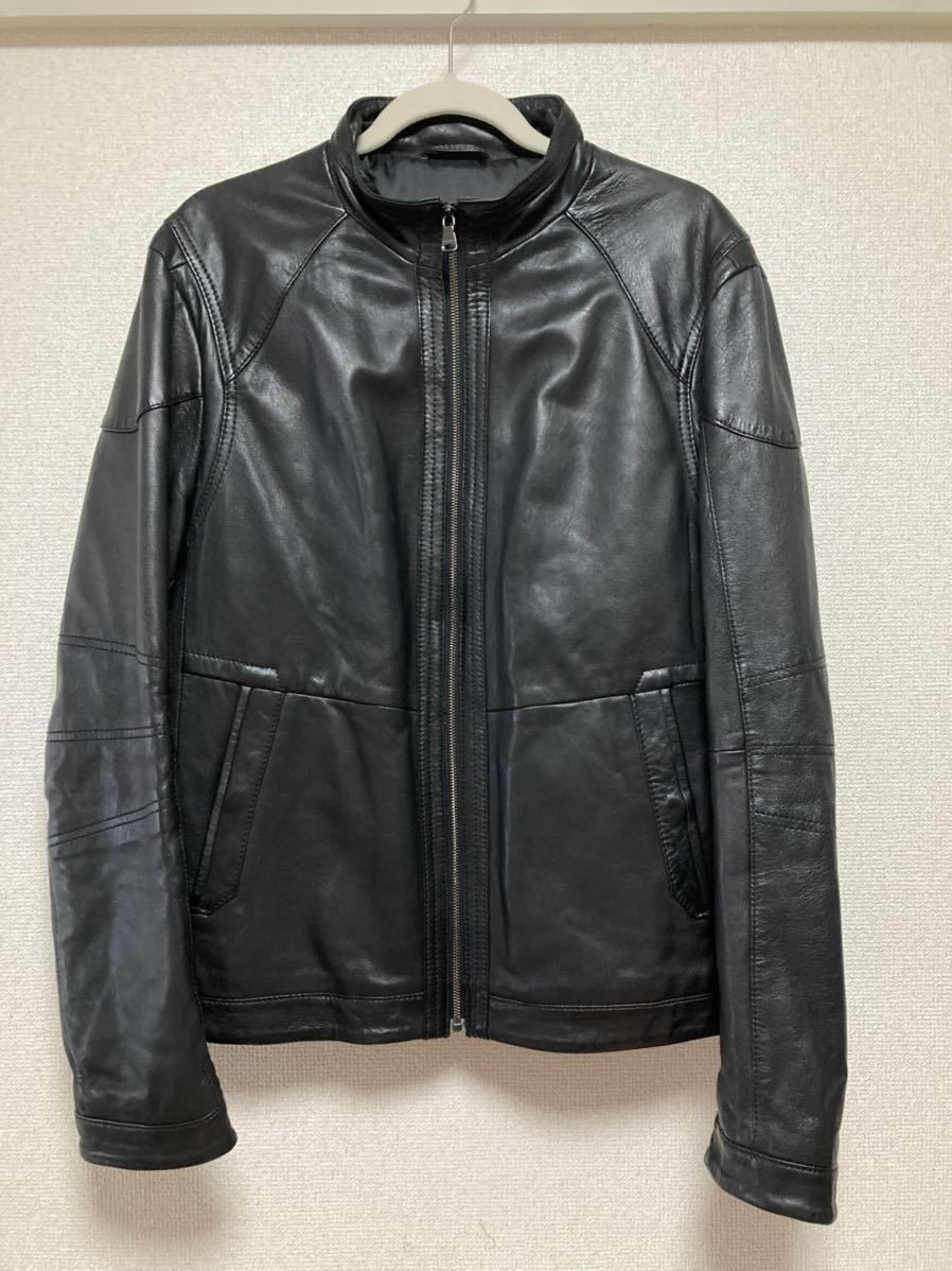 ヒューゴボス HUGOBOSS メルセデスベンツ AMG ラムレザーブルゾン
