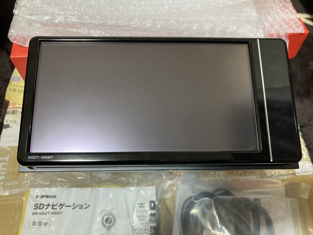 トヨタ純正 SDナビ NSZT-W68T フルセグ 7インチナビ 粘り強く