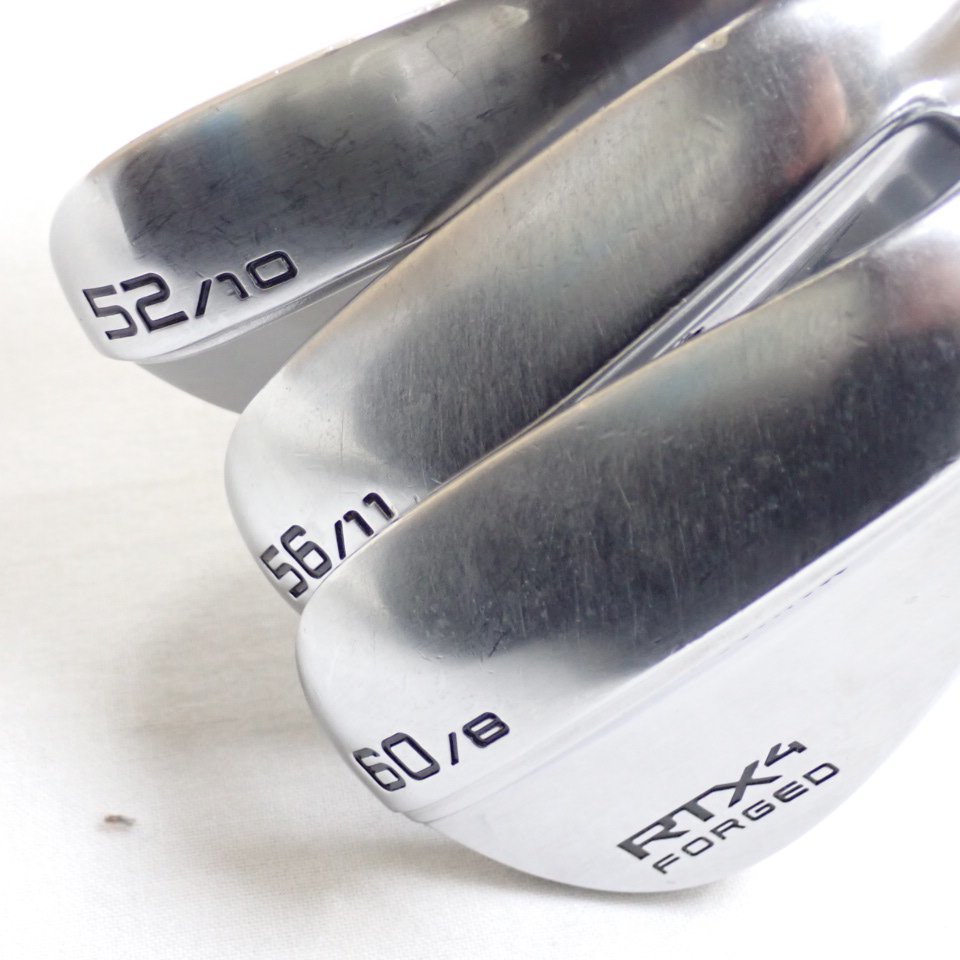 □クリーブランド RTX4 フォージド ウェッジ 3本セット 52°/56°/60