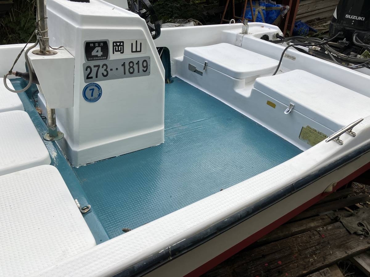 和船 ヤマハW-19 ＋ スズキ製4ST船外機40馬力 付(小型 