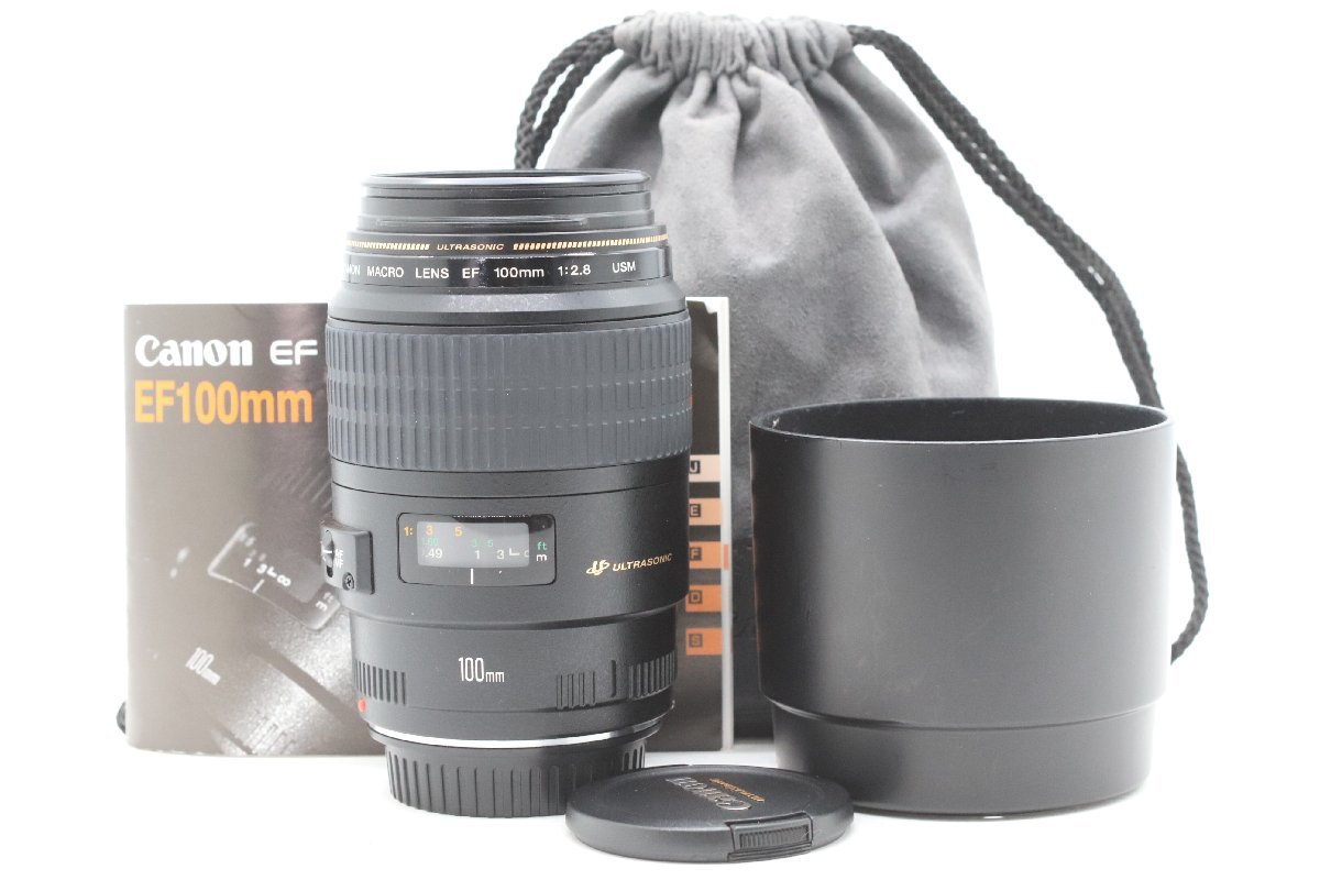 【人気セール，新作登場】 CANON キャノン MACRO LENS EF 100mm F2.8 USM マクロ カメラレンズ 一眼レフ ケース 使用説明書付 41098-C(キヤノン)｜売買されたオークション情報、yahooの商品情報をアーカイブ公開 - オークファン キヤノン