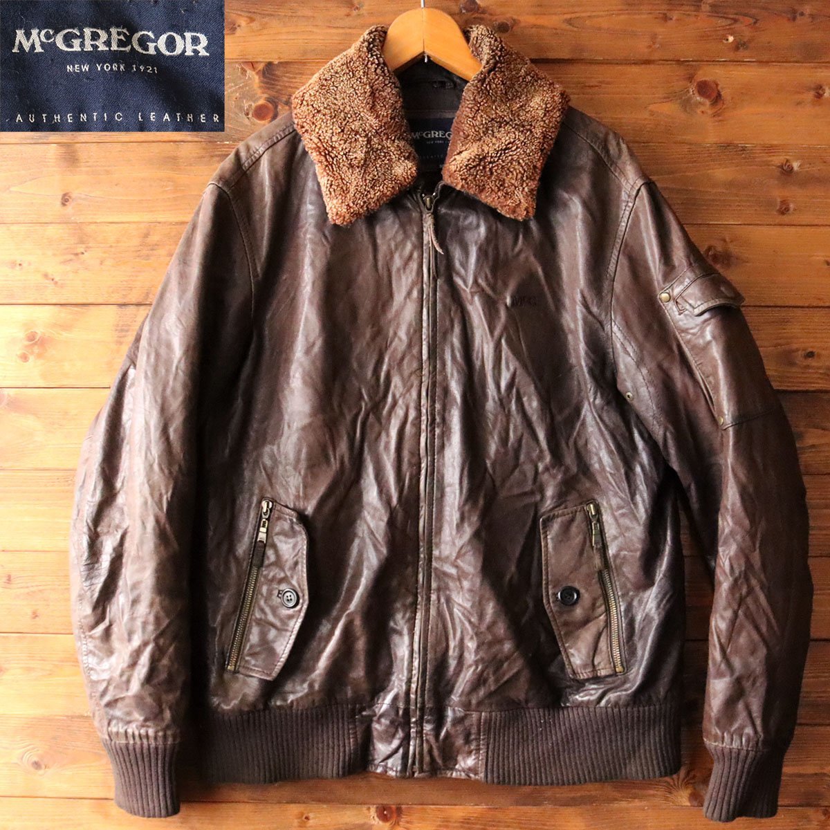 Mcgregor A-2タイプ フライトジャケット 牛革