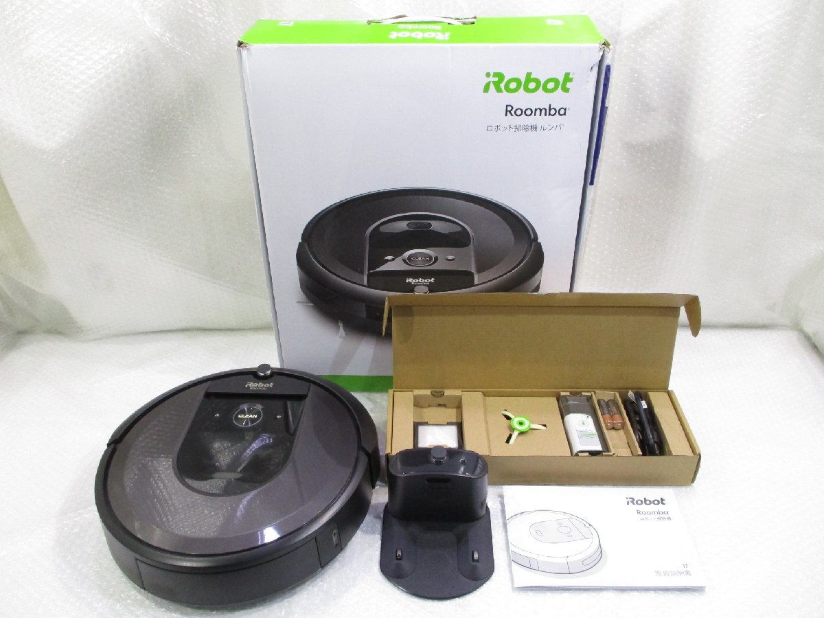 iRobot Roomba i7本体 (付属品有り) ◎良品 iRobot アイロボット Roomba i7 ルンバ ロボット掃除機 水洗い