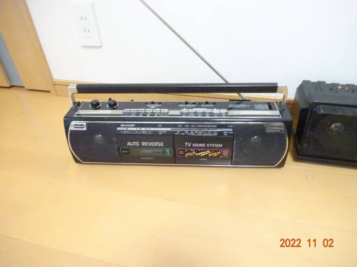 SONY AIWA シャープ レトロ ラジカセ 5台セット まとめて CFS-F10/CS