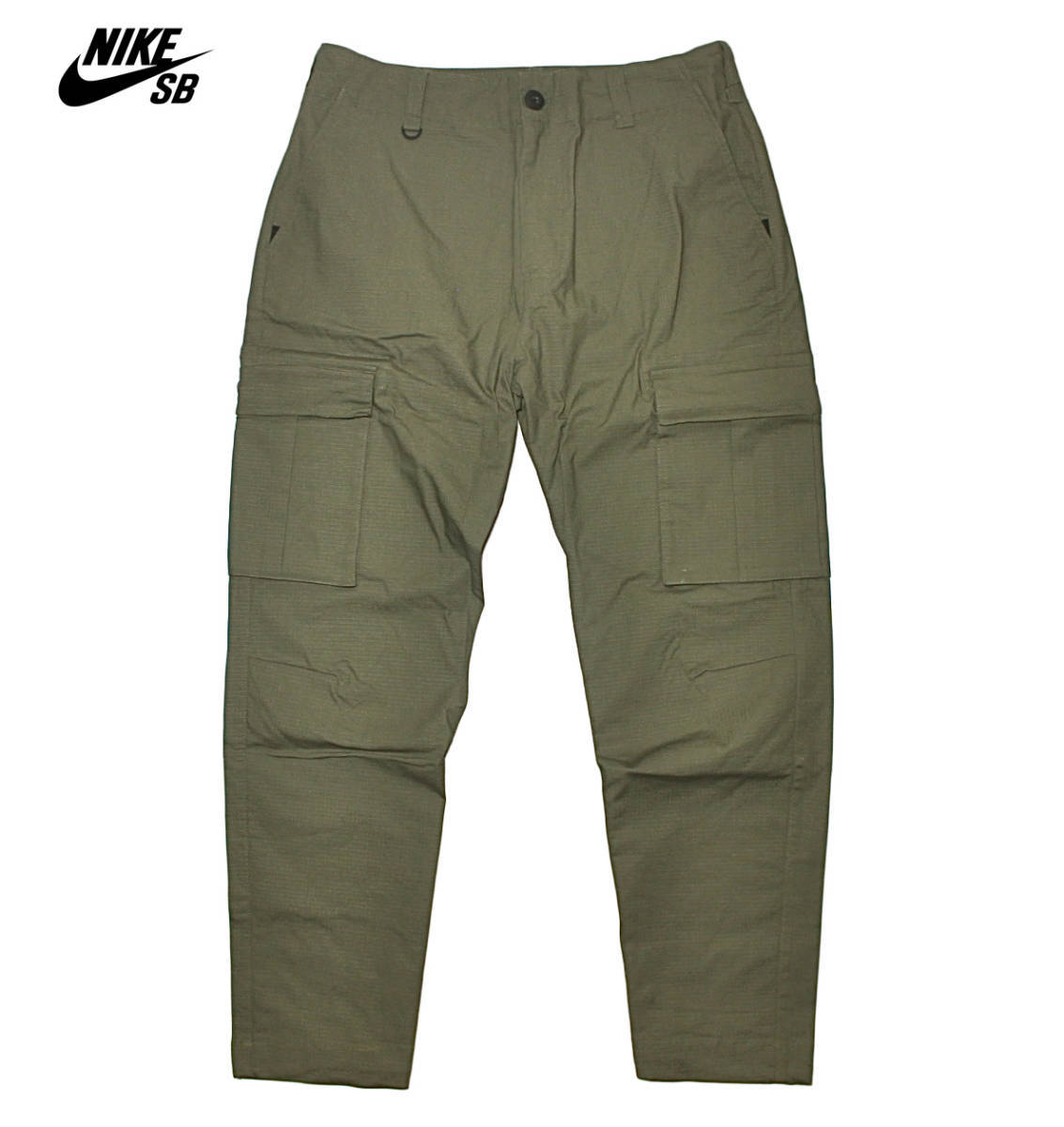 【新品】ナイキ SB フレックス カーゴ パンツ【222:オリーブ】32・L NIKE SB FTM Flex Cargo スケボー ロンパン 軍パン ワーク ストレッチ