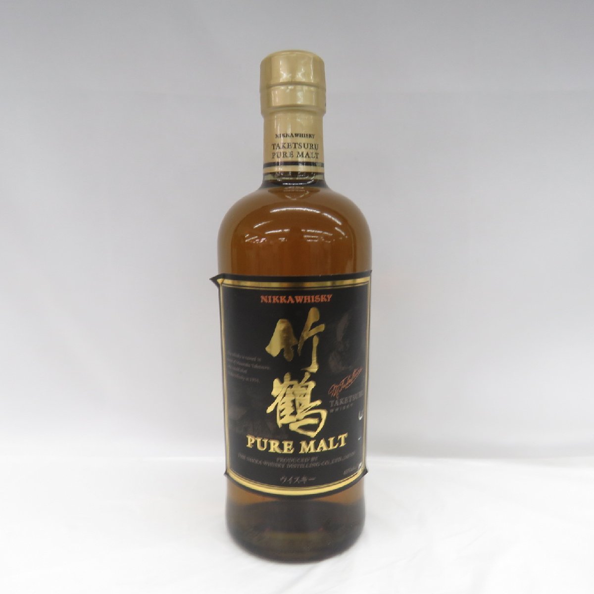 飲料・酒 【02】旧ラベル 竹鶴 ピュアモルト 箱付き B0008