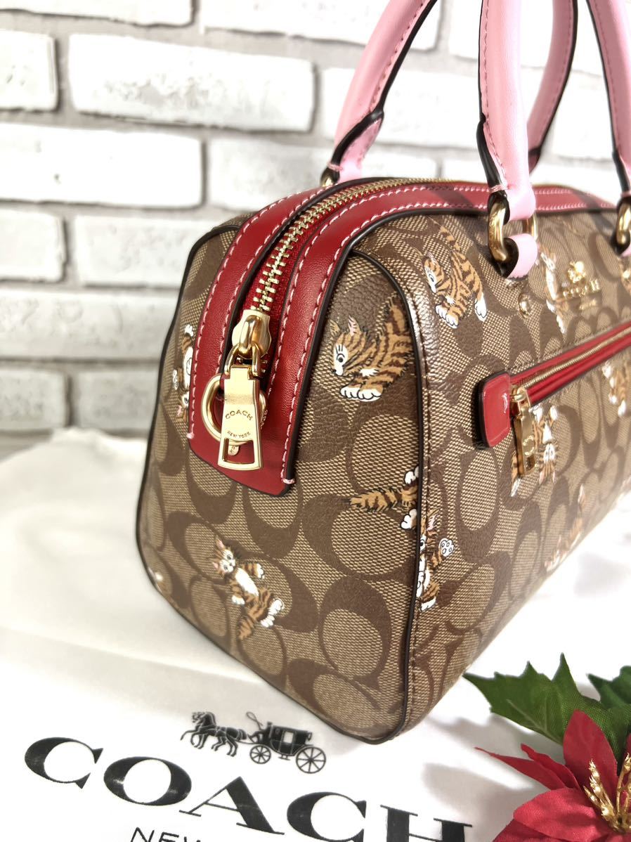 送料無料][新品]コーチ coach ミニボストンバッグローアンサッチェル