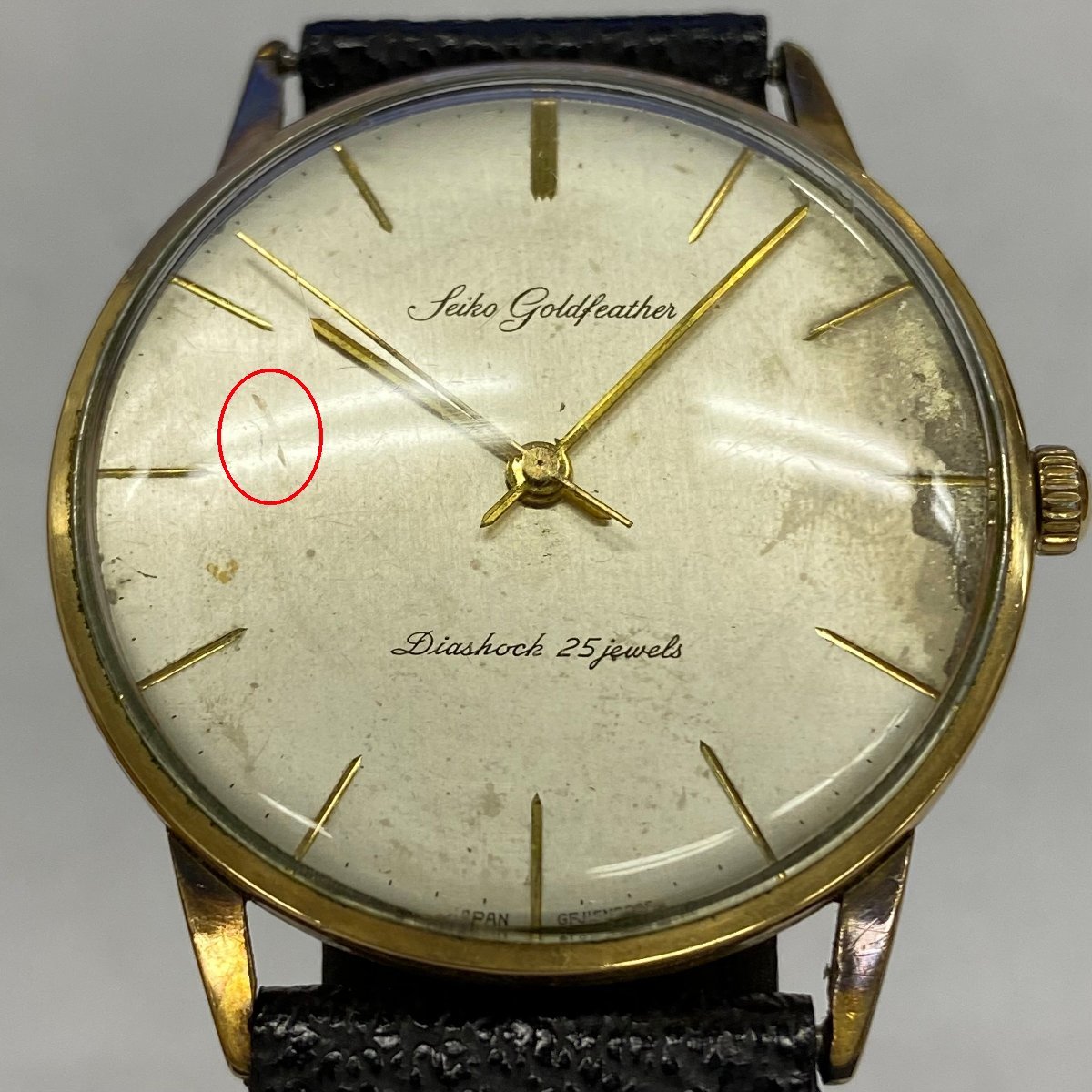 ◇セイコー SEIKO◇ゴールドフェザー Goldfeather 25石 J15002E 手巻き