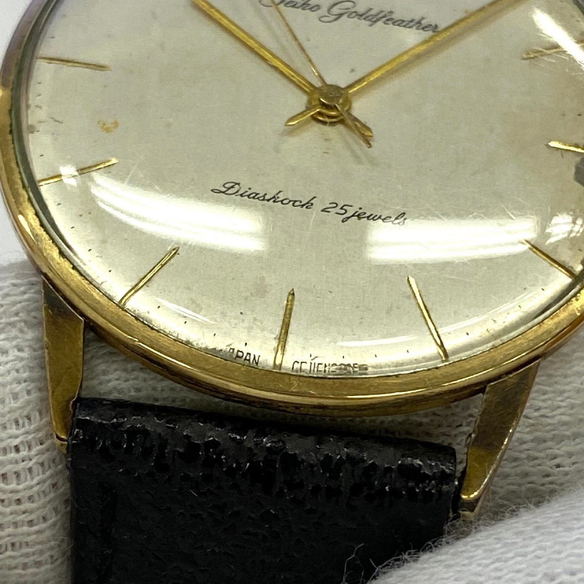 ◇セイコー SEIKO◇ゴールドフェザー Goldfeather 25石 J15002E 手巻き