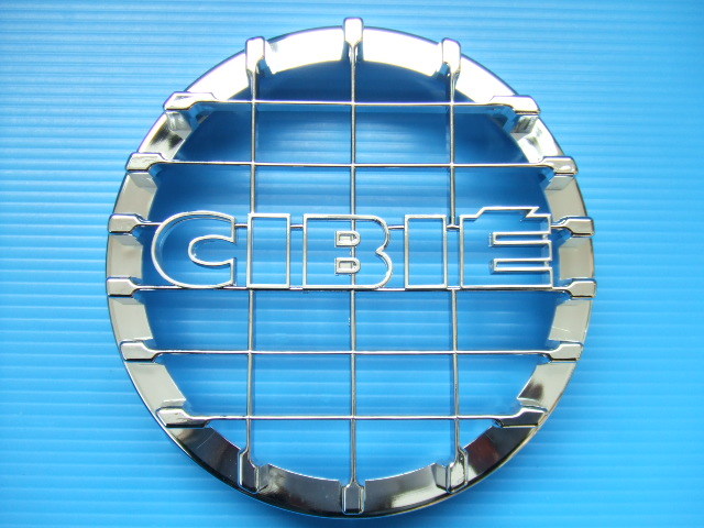 当時物 18cm メッキ CIBIE ライトカバー ヘッドライト シビエ 丸型 
