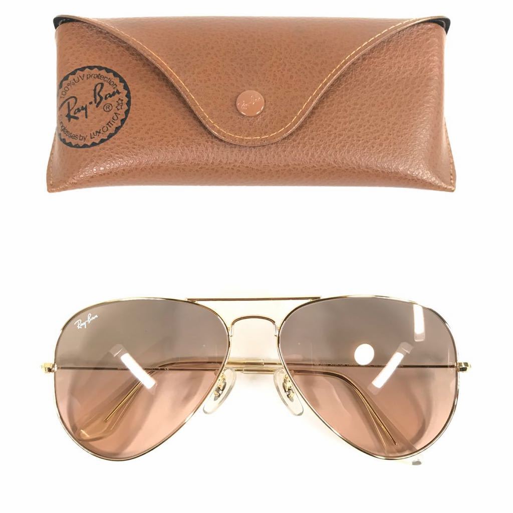 【レイバン】本物 Ray-Ban サングラス AVIATOR LARGE METAL アビエーター RB 3025 ブラウン色系 メンズ レディース イタリア製 送料520円 AVIATOR LARGE Ray-Ban Rayban Sunglasses Japan