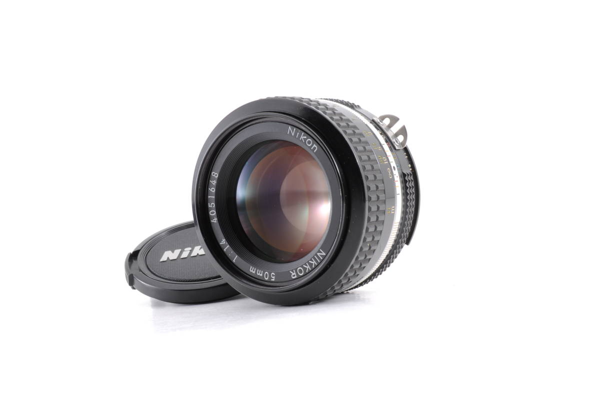 ニコン Nikon NIKKOR 50mm f1.4 Ai MF 一眼カメラレンズ 管K1147 50mm