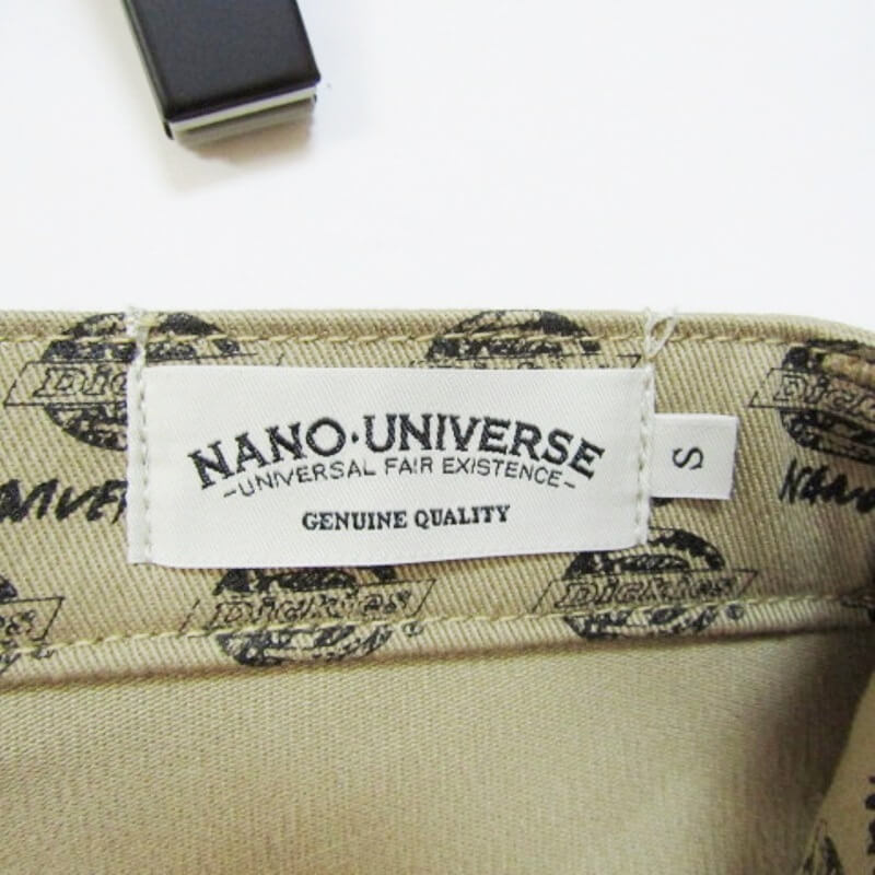 Dickies nano・universe (ナノ・ユニバース) - nano (ディッキーズ) ブラック サイズ:M ワークパンツ 公式通販 universe NANO ナノユニバース 未使用品 別注 Dickies/Dickies別注スリムストレッチジャケット/ナノ