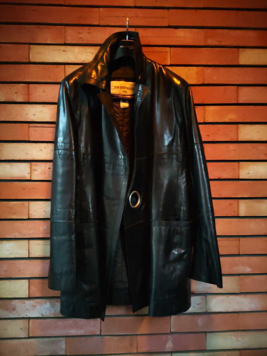 ダークビッケンバーグ DirkBikkemburgs レザーコート サイズ48 リング
