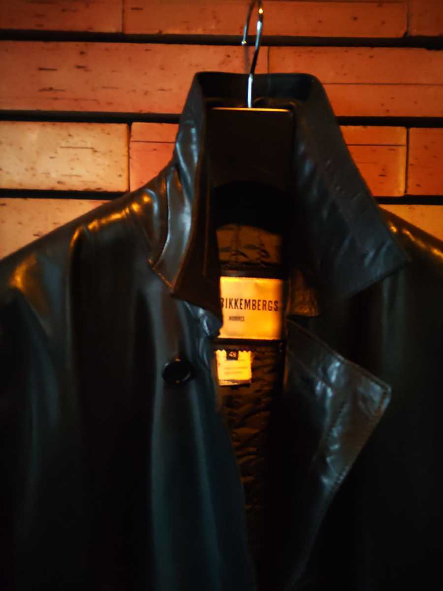 ダークビッケンバーグ DirkBikkemburgs レザーコート サイズ48 リング