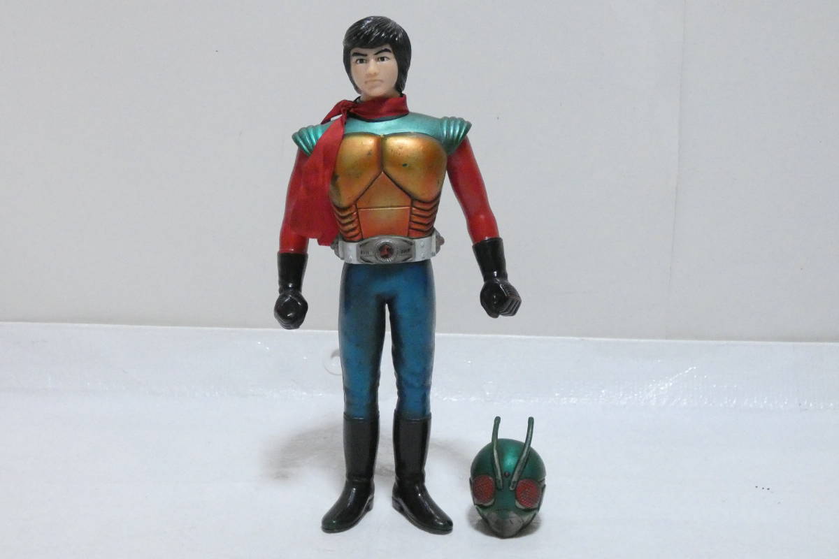 ソフビ スカイライダー 仮面ライダー 面取れ ポピー フィギュア ポピー
